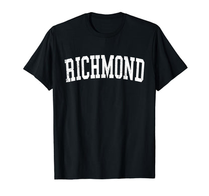 Richmond Ky Distressed White Varsity T-Shirt - Aesthetic Graphic Unisex - T-Shirt, Sweatshirt, Hoodie
