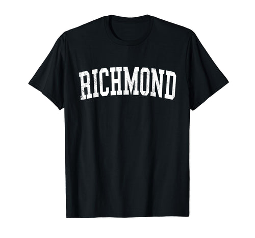 Richmond Ky Distressed White Varsity T-Shirt - Aesthetic Graphic Unisex - T-Shirt, Sweatshirt, Hoodie