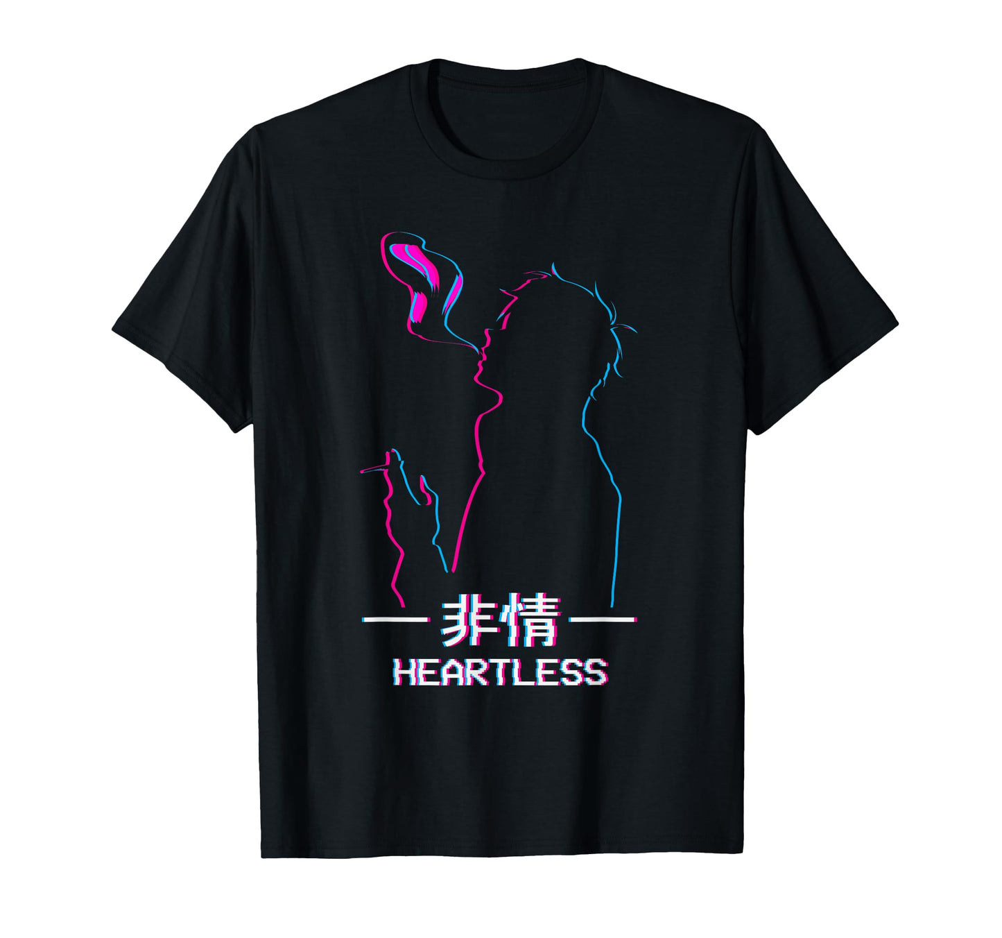 Heartless Sad Anime Soft Vaporwave T-Shirt - Streetwear Style Men Women - T-Shirt, Sweatshirt, Hoodie