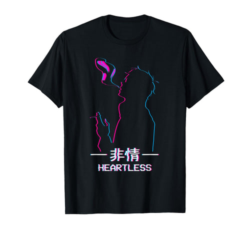 Heartless Sad Anime Soft Vaporwave T-Shirt - Streetwear Style Men Women - T-Shirt, Sweatshirt, Hoodie