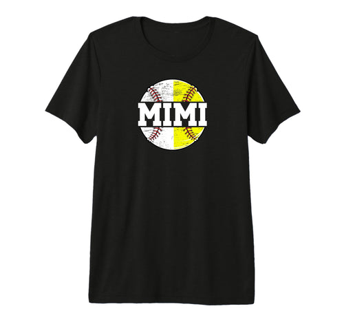 Baseball Softball Mimi Softball T-Shirt - Fun Novelty Design Unisex - T-Shirt, Sweatshirt, Hoodie