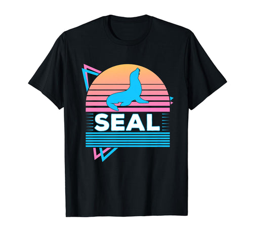 Seal Vaporwave Aesthetic T-Shirt - Fun Novelty Design Unisex - T-Shirt, Sweatshirt, Hoodie