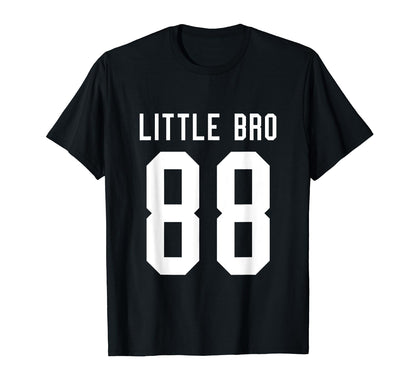 Number 88 Little Bro Biggest Fan T-Shirt - Fun Novelty Design Unisex - T-Shirt, Sweatshirt, Hoodie