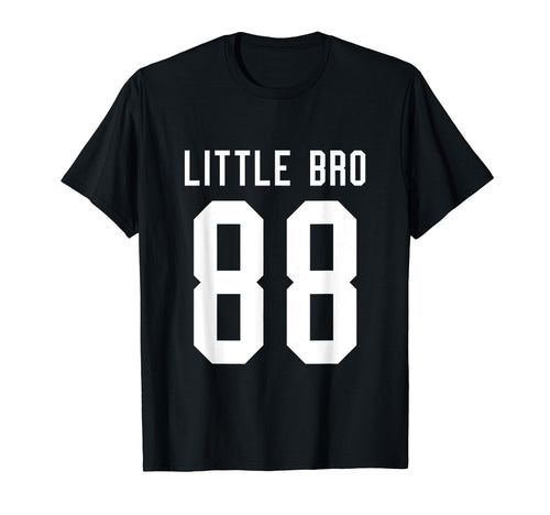 Number 88 Little Bro Biggest Fan T-Shirt - Fun Novelty Design Unisex - T-Shirt, Sweatshirt, Hoodie