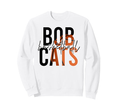 Bobcats Basketball Mom Game Day Sweatshirt - Minimalist Print Unisex - T-Shirt, Sweatshirt, Hoodie