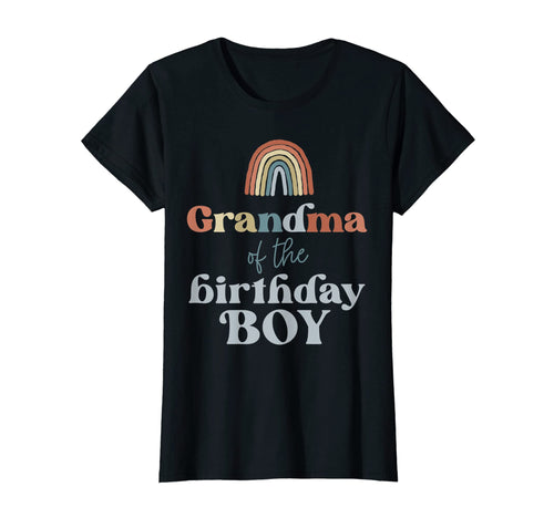 Womens Grandma Birthday Boho Rainbow T-Shirt - Unique Graphic for Adults - T-Shirt, Sweatshirt, Hoodie