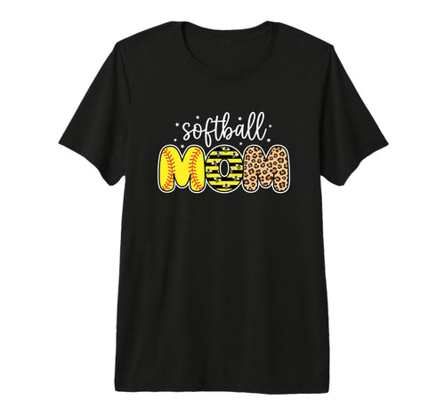 Softball Mom Mom Baseball Softball Fan T-Shirt - Trendy Graphic Men Women - T-Shirt, Sweatshirt, Hoodie