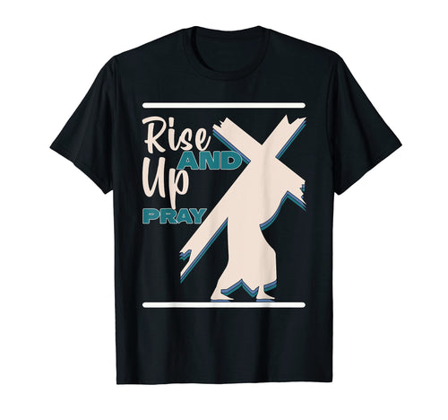 Happy Rise Up And Pray Boho Religious T-Shirt - Trendy Graphic Men Women - T-Shirt, Sweatshirt, Hoodie