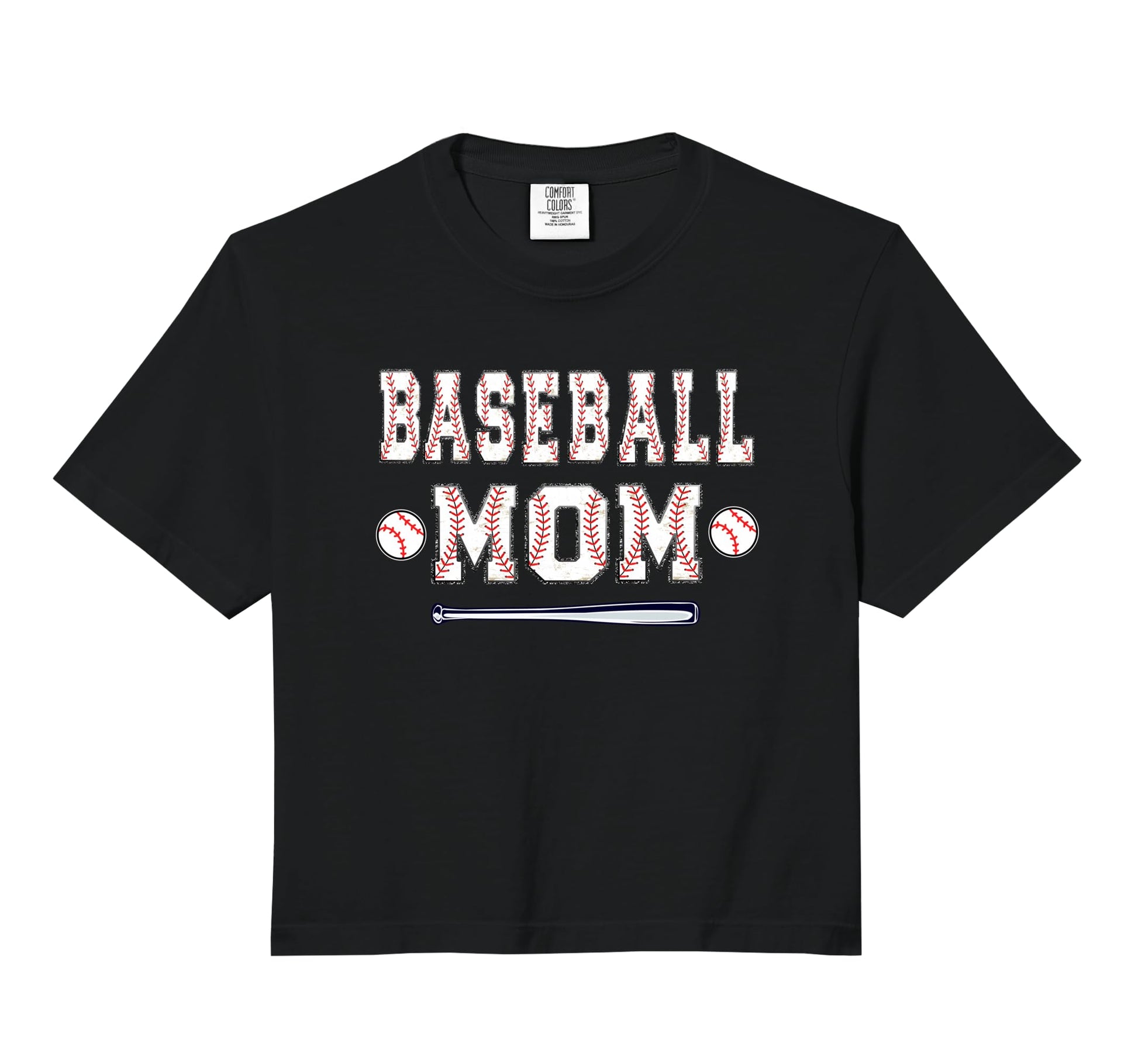 Baseball Player Mom Wife Comfort Colors Hoodie - Custom Art Print Unisex - T-Shirt, Sweatshirt, Hoodie