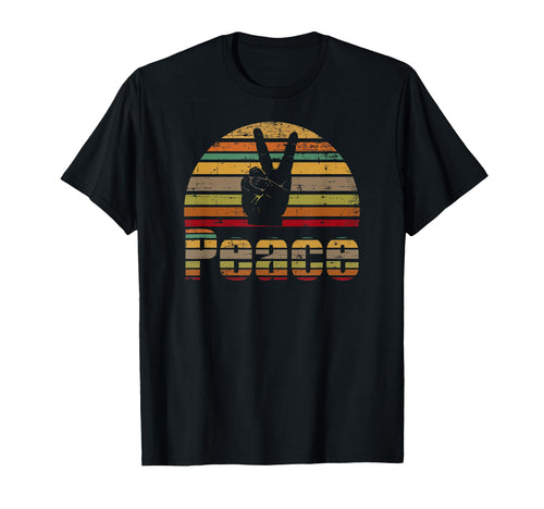 Peace Love 60S 70S Hippie Gift T-Shirt - Aesthetic Graphic Men Women - T-Shirt, Sweatshirt, Hoodie