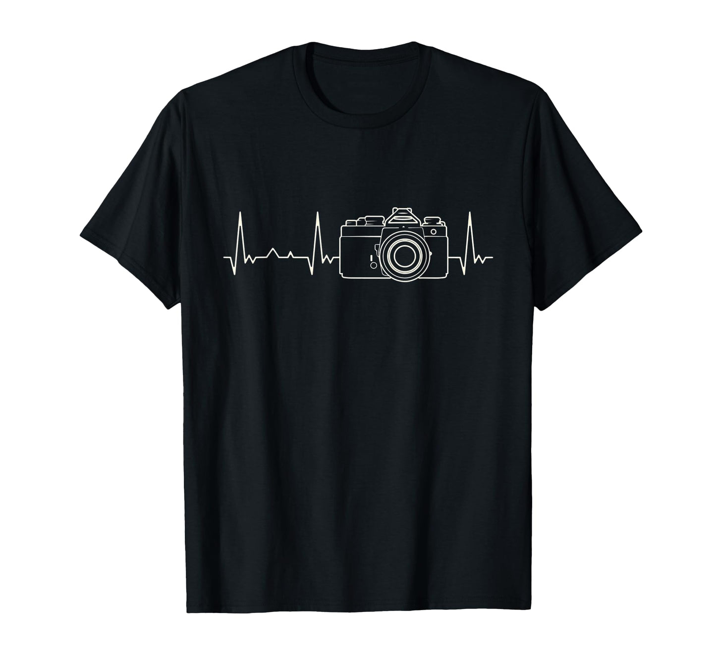 Funny Heartbeat Camera T-Shirt - Novelty Apparel for Adults - T-Shirt, Sweatshirt, Hoodie