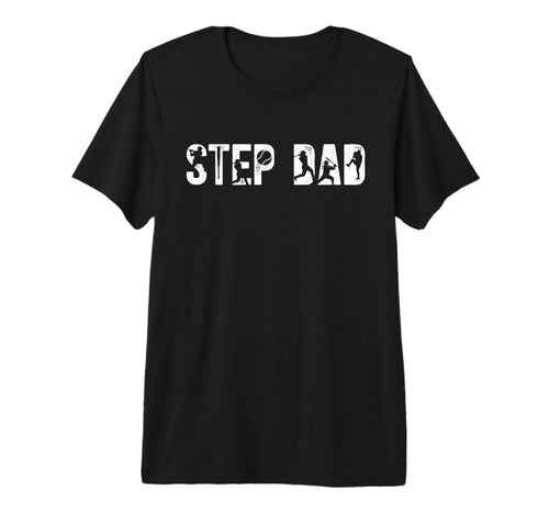 Mens Step Dad Proud Baseball Stepdad T-Shirt - Fun Novelty Design Unisex - T-Shirt, Sweatshirt, Hoodie