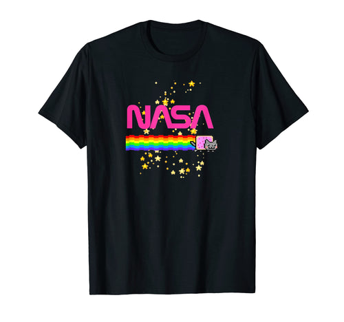 Cat Space Cat Rainbow Astronaut Game T-Shirt - Fun Novelty Design Men Women - T-Shirt, Sweatshirt, Hoodie