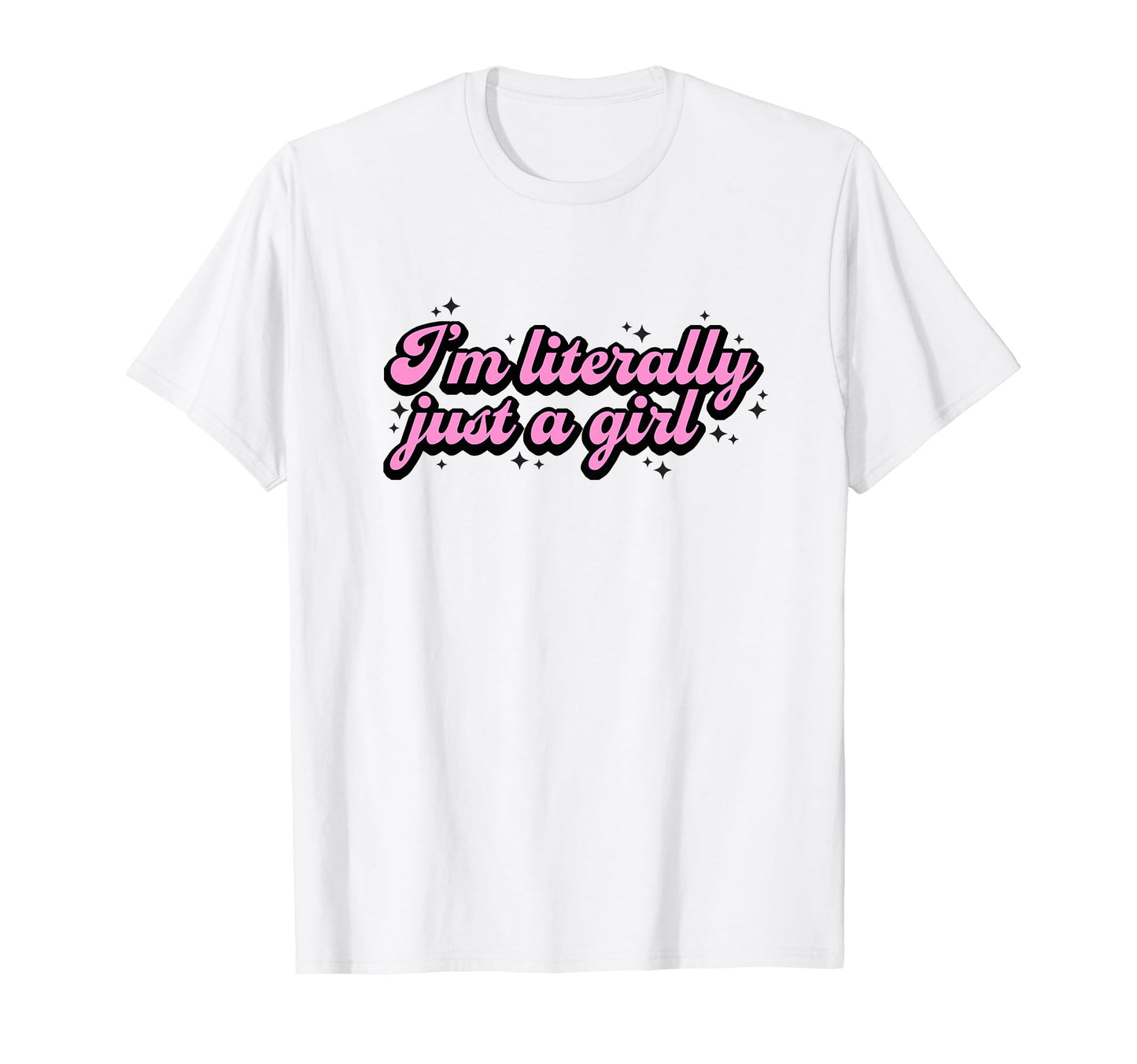Im Literally Just Funny Y2K Aesthetic T-Shirt - Custom Art Print for Adults - T-Shirt, Sweatshirt, Hoodie