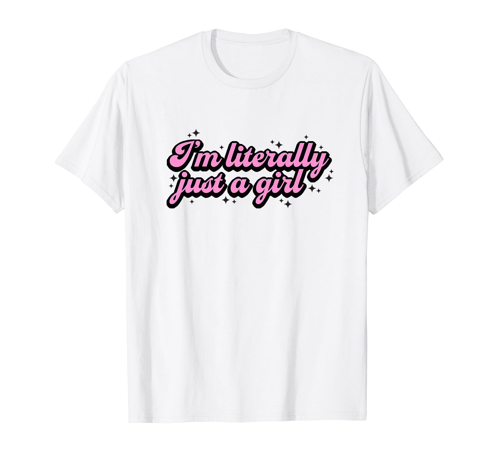 Im Literally Just Funny Y2K Aesthetic T-Shirt - Custom Art Print for Adults - T-Shirt, Sweatshirt, Hoodie