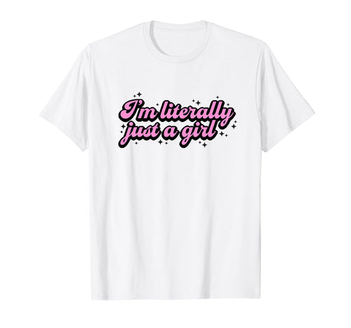 Im Literally Just Funny Y2K Aesthetic T-Shirt - Custom Art Print for Adults - T-Shirt, Sweatshirt, Hoodie