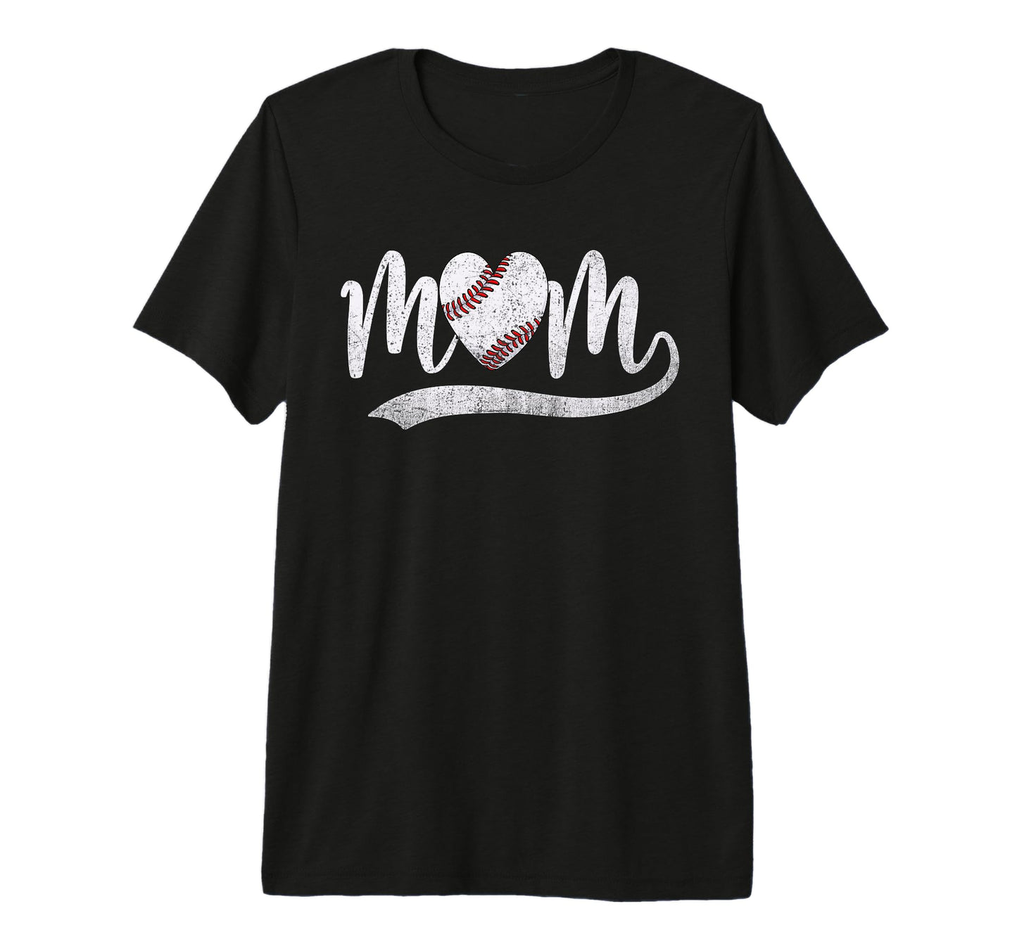 Baseball Mom Happy Mothers Day Baseball T-Shirt - Custom Art Print Unisex - T-Shirt, Sweatshirt, Hoodie