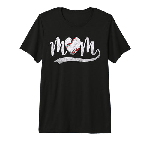 Baseball Mom Happy Mothers Day Baseball T-Shirt - Custom Art Print Unisex - T-Shirt, Sweatshirt, Hoodie