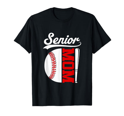 Senior Mom Costume Baseball Player T-Shirt - Fun Novelty Design Men Women - T-Shirt, Sweatshirt, Hoodie