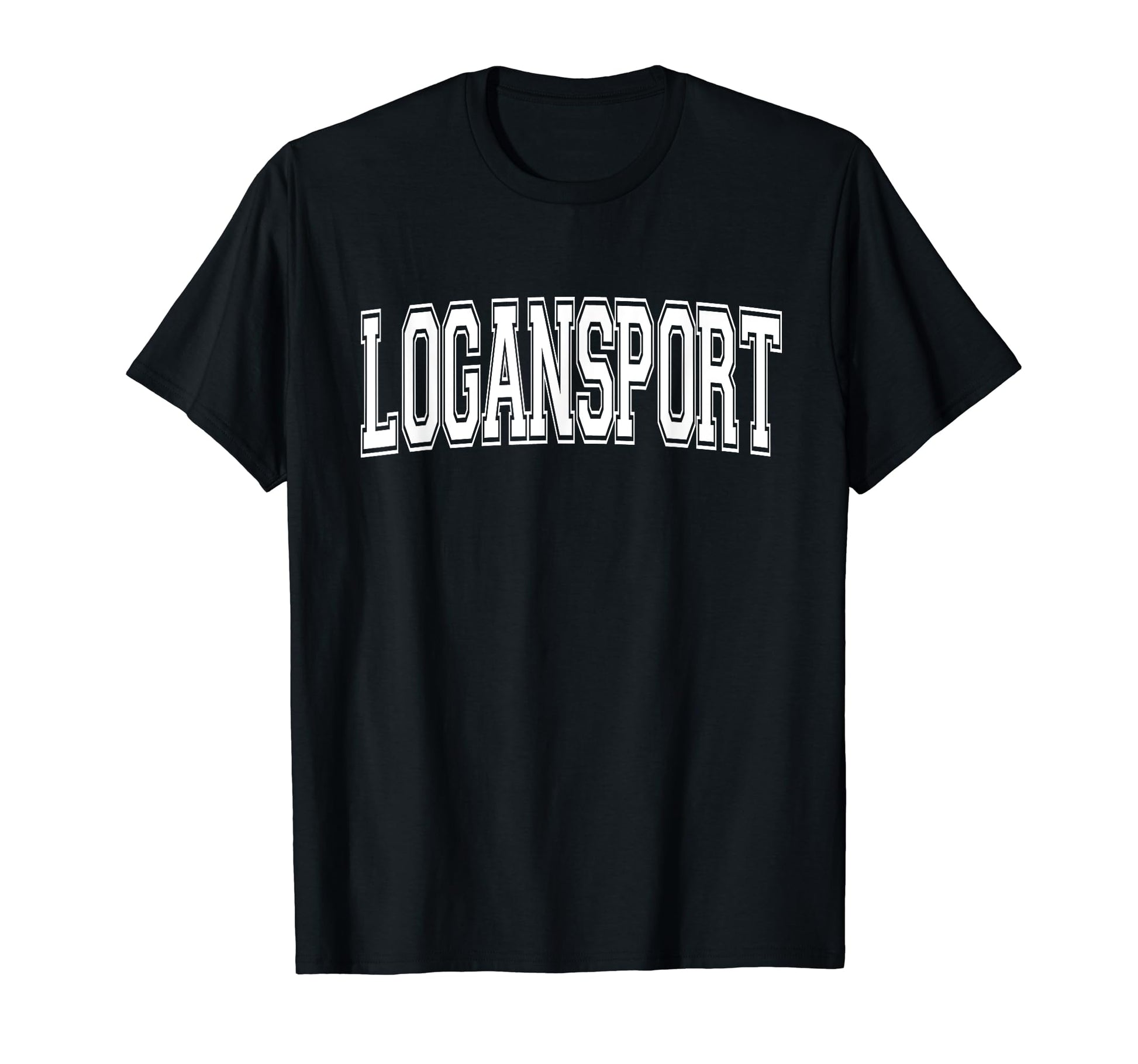 Logansport Indiana Usa Sports Varsity T-Shirt - Minimalist Print Unisex - T-Shirt, Sweatshirt, Hoodie