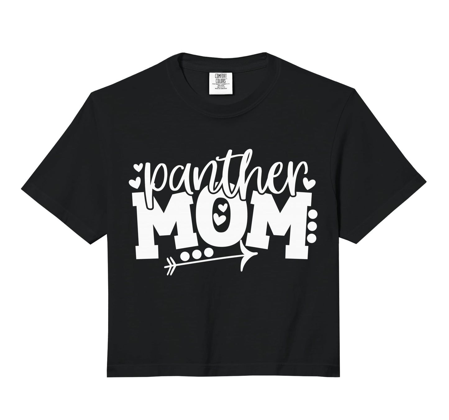 Panther Mom School Sports Fan Team Sweatshirt - Custom Art Print Men Women - T-Shirt, Sweatshirt, Hoodie