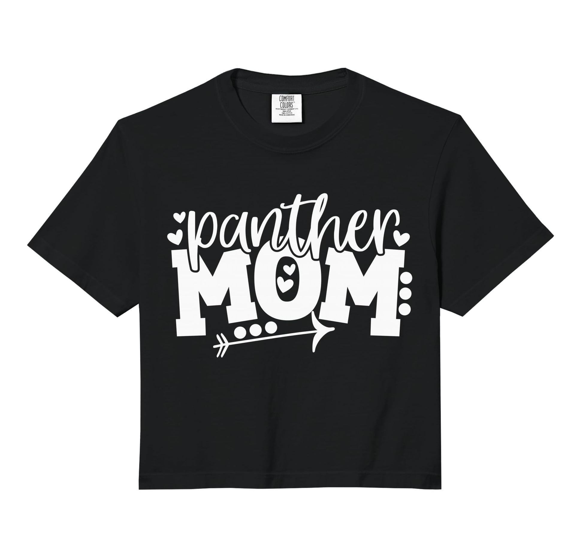 Panther Mom School Sports Fan Team Sweatshirt - Custom Art Print Men Women - T-Shirt, Sweatshirt, Hoodie
