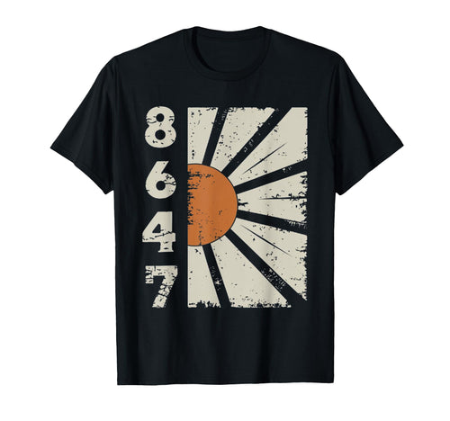 8647 Subtle Anti Trump Political Floral T-Shirt - Custom Art Print Unisex - T-Shirt, Sweatshirt, Hoodie