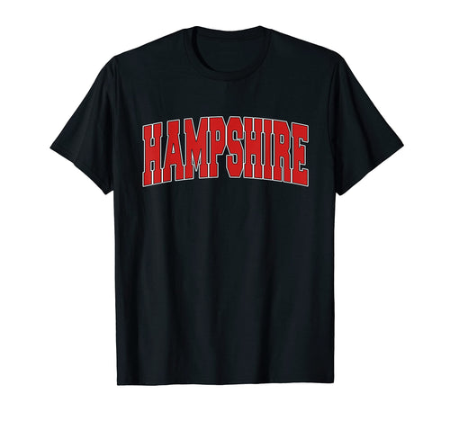 Hampshire Il Illinois Varsity Usa Sports T-Shirt - Minimalist Print Unisex - T-Shirt, Sweatshirt, Hoodie