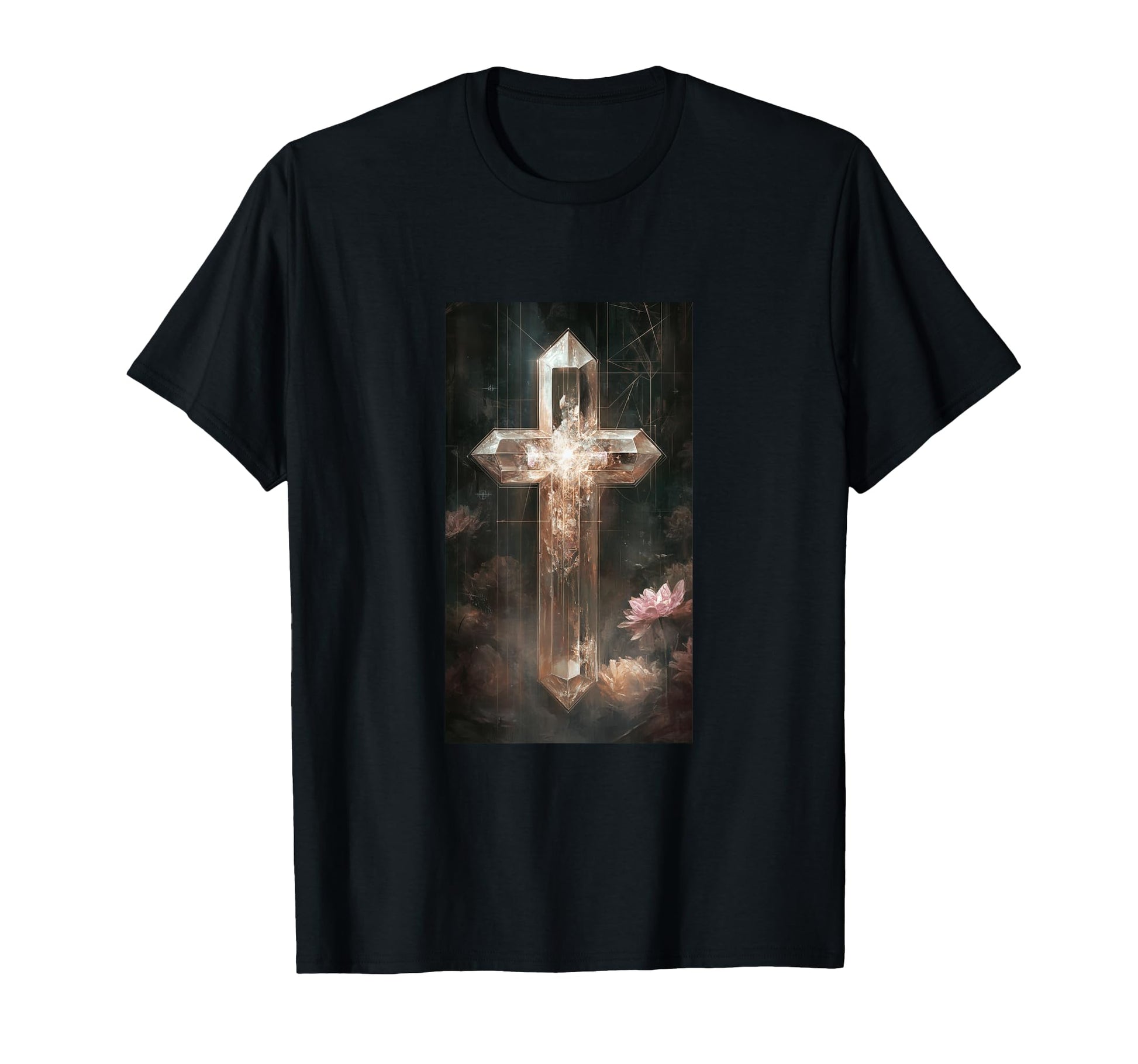 Gothic Cross Grunge Aesthetic Y2K Goth T-Shirt - Graphic Print Men Women - T-Shirt, Sweatshirt, Hoodie
