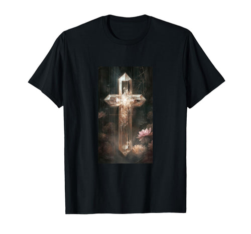 Gothic Cross Grunge Aesthetic Y2K Goth T-Shirt - Graphic Print Men Women - T-Shirt, Sweatshirt, Hoodie