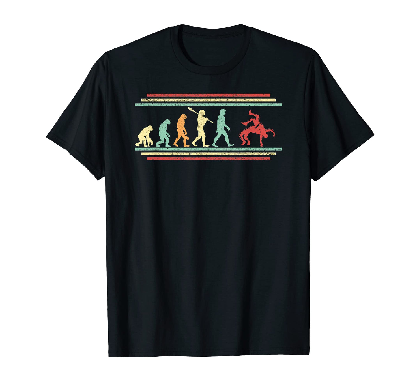 Wrestling Evolution Varsity Wrestlers T-Shirt - Trendy Graphic for Adults - T-Shirt, Sweatshirt, Hoodie