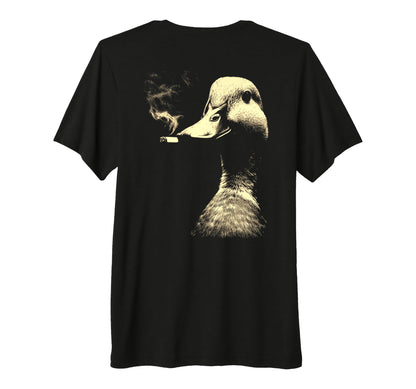 Funny Grunge Smoking Duck Animal T-Shirt - Casual Everyday Wear Men Women - T-Shirt, Sweatshirt, Hoodie