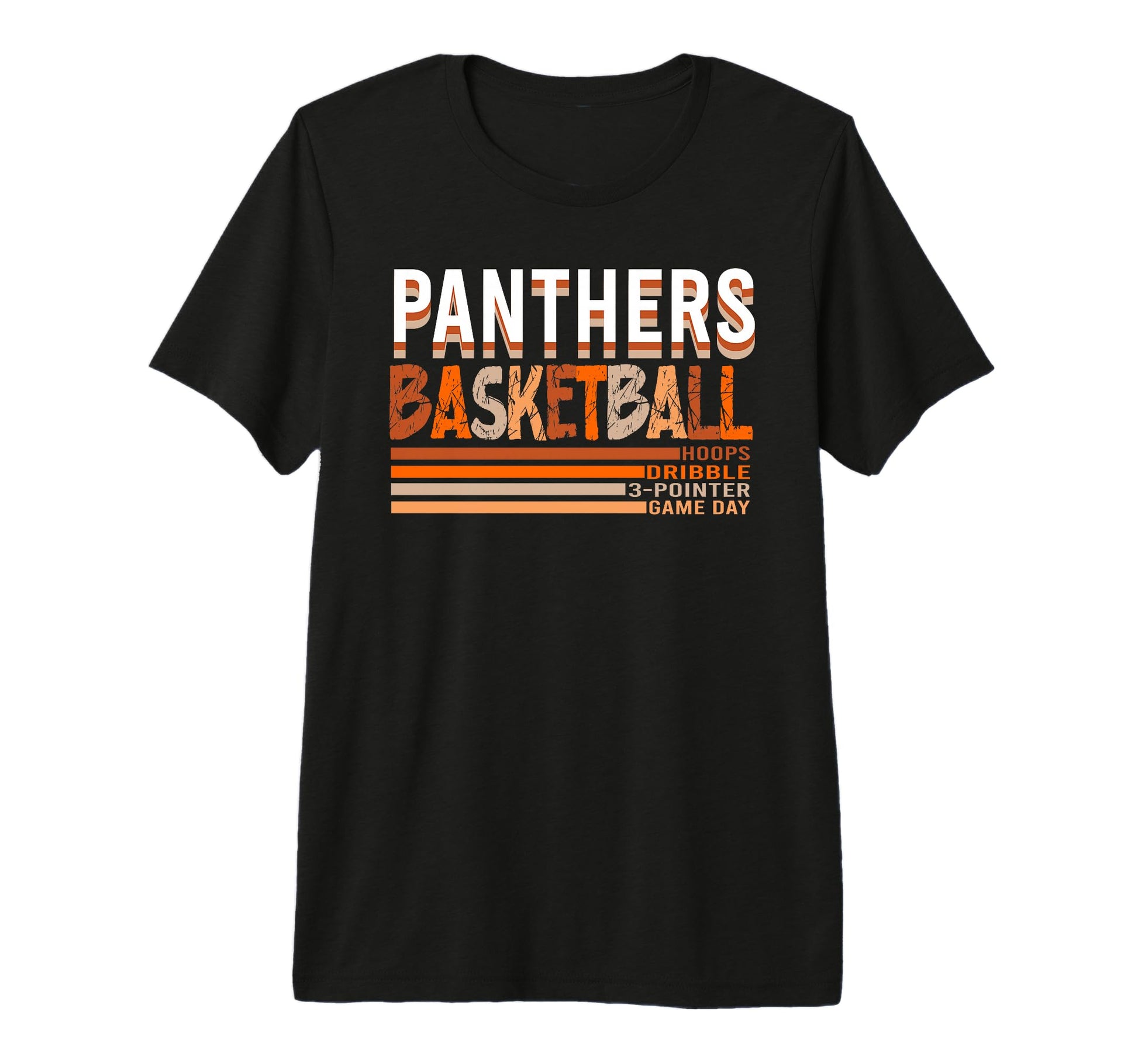 Panthers Basketball Mom Game Day T-Shirt - Fun Novelty Design for Adults - T-Shirt, Sweatshirt, Hoodie