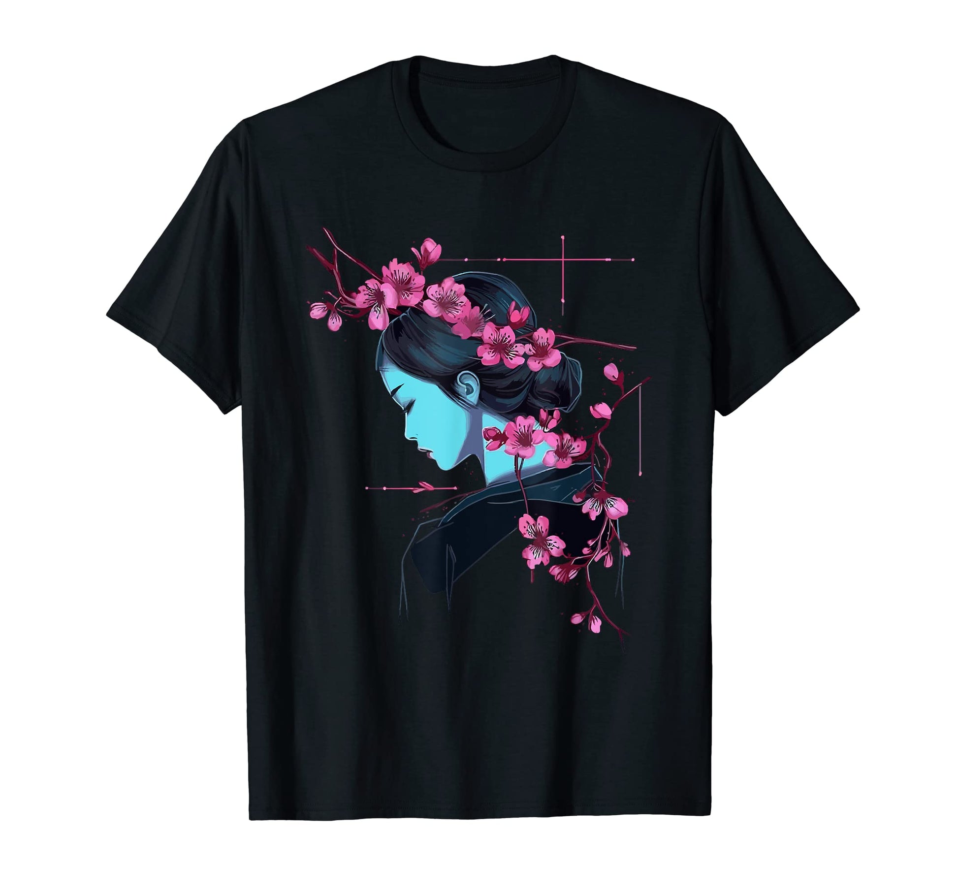 Cherry Blossom Vaporwave Synthwave Japan T-Shirt - Streetwear Style Unisex - T-Shirt, Sweatshirt, Hoodie
