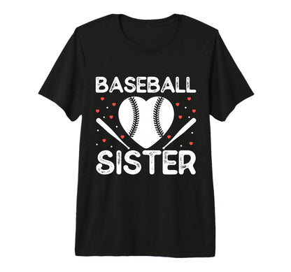 Baseball Sister Baseball Tri Blend T-Shirt - Streetwear Style for Adults - T-Shirt, Sweatshirt, Hoodie