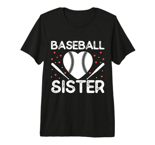 Baseball Sister Baseball Tri Blend T-Shirt - Streetwear Style for Adults - T-Shirt, Sweatshirt, Hoodie
