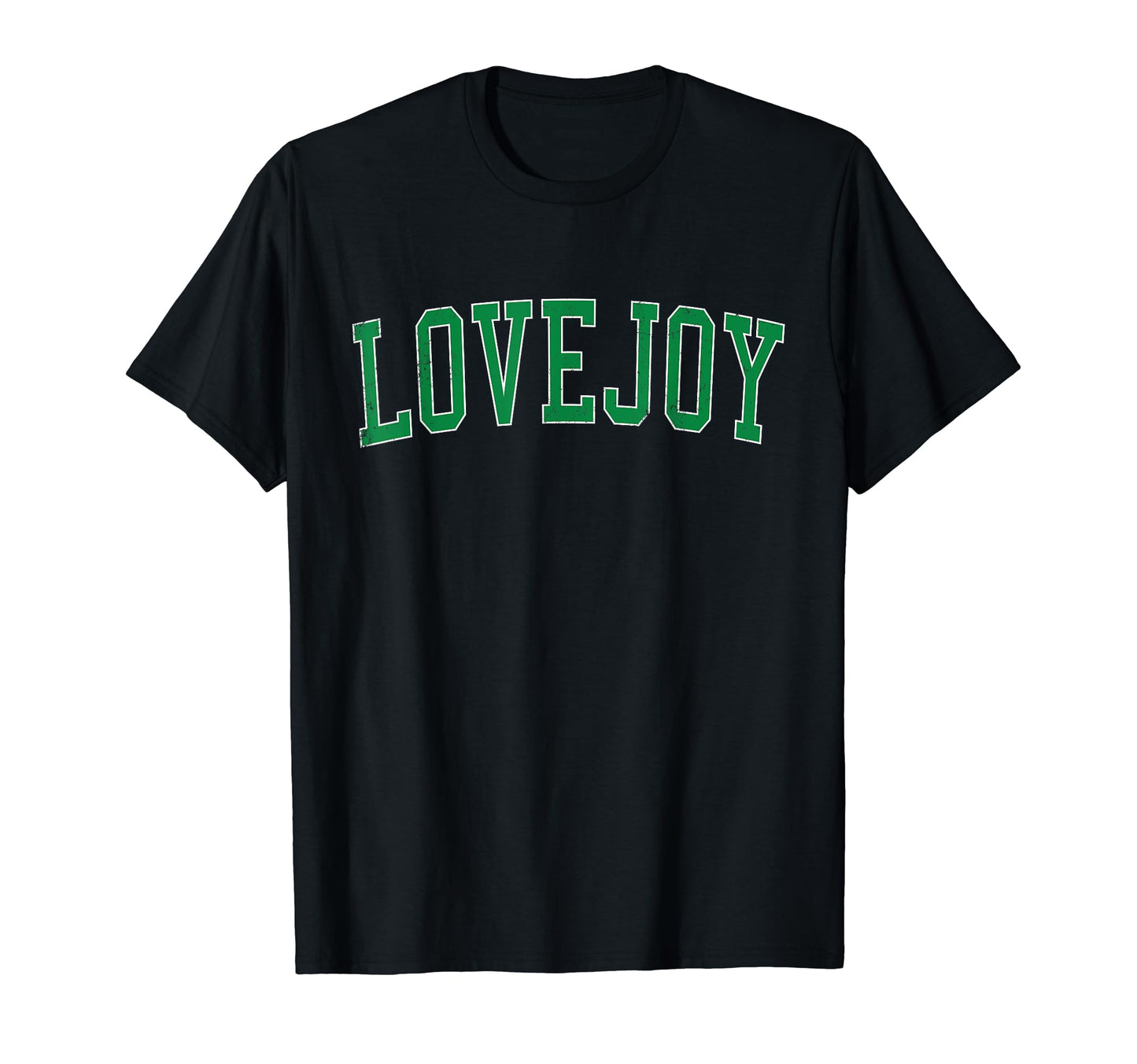 Lovejoy Ga Distressed Green Varsity T-Shirt - Unique Graphic Men Women - T-Shirt, Sweatshirt, Hoodie