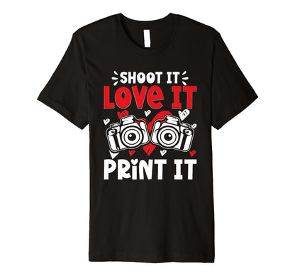 Photo Camera Photographer Flash People T-Shirt - Graphic Print for Adults - T-Shirt, Sweatshirt, Hoodie