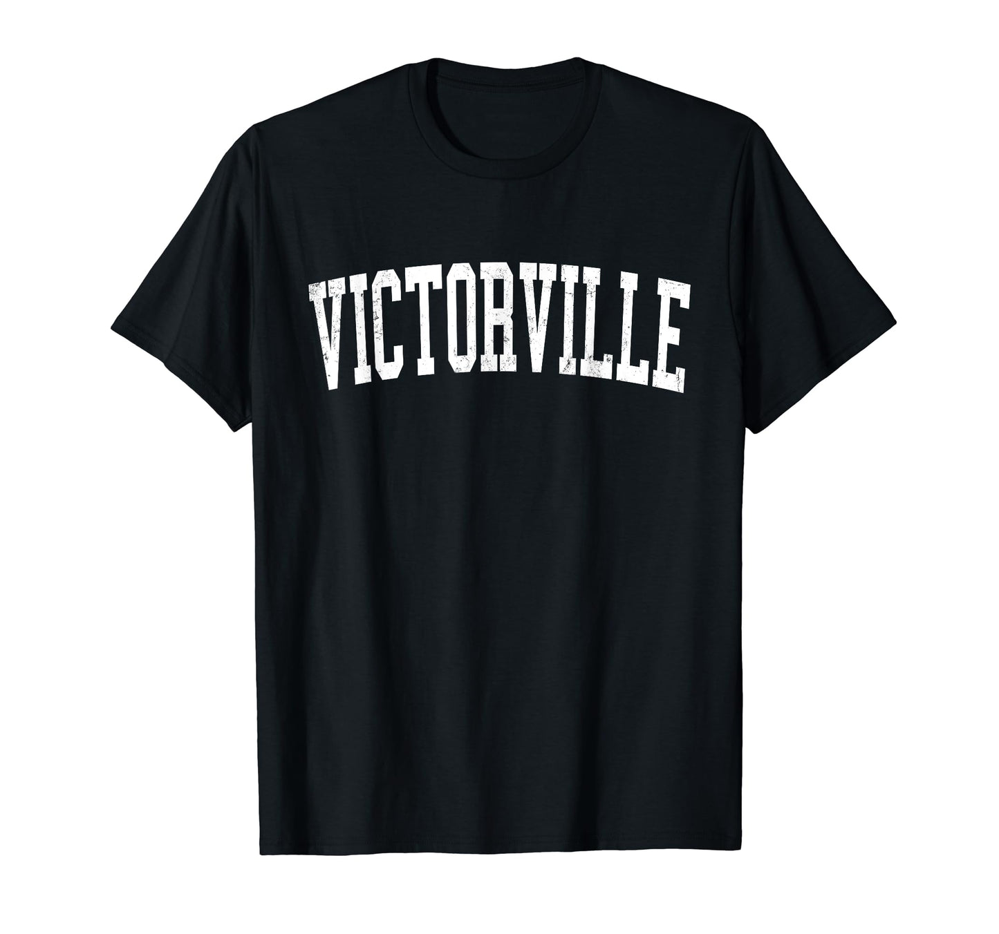 Victorville Ca Distressed White T-Shirt - Novelty Apparel for Adults - T-Shirt, Sweatshirt, Hoodie