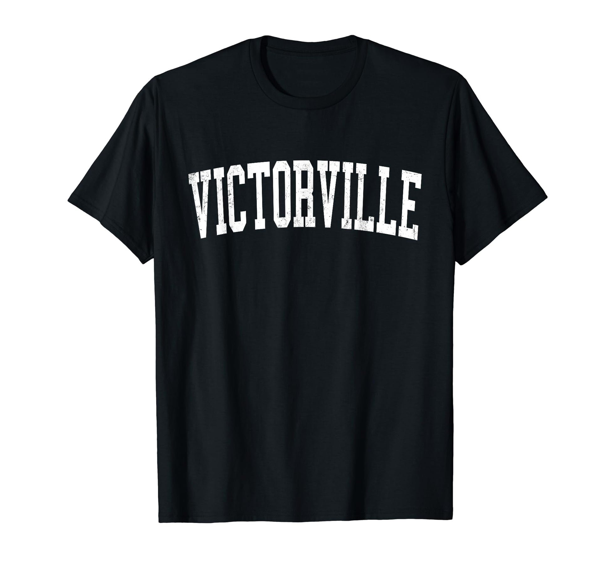 Victorville Ca Distressed White T-Shirt - Novelty Apparel for Adults - T-Shirt, Sweatshirt, Hoodie