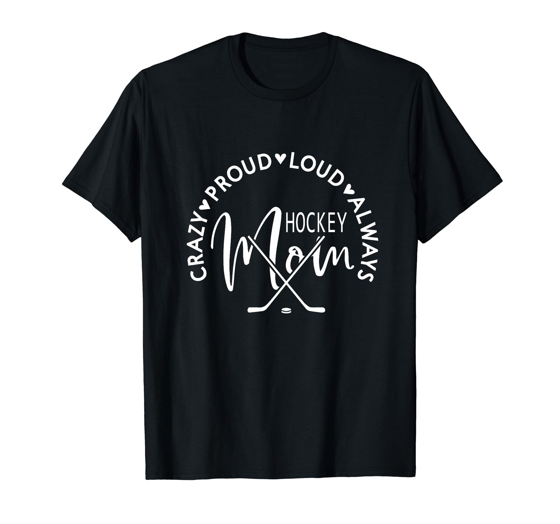 Hockey Mom Game Day Vibes Hockey T-Shirt - Custom Art Print Men Women - T-Shirt, Sweatshirt, Hoodie