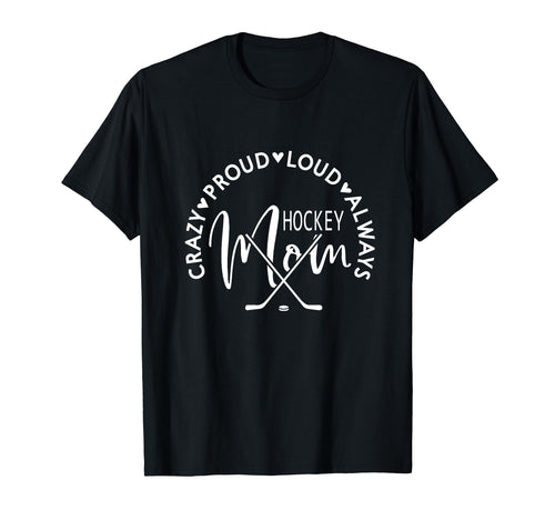 Hockey Mom Game Day Vibes Hockey T-Shirt - Custom Art Print Men Women - T-Shirt, Sweatshirt, Hoodie