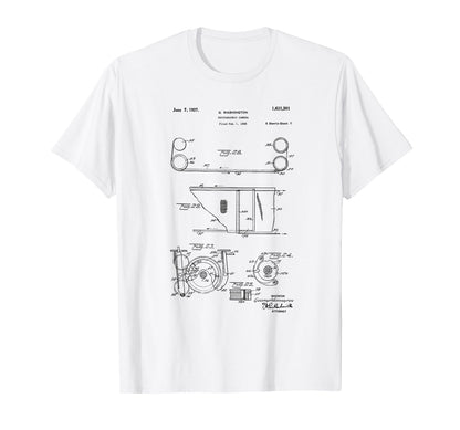 Camera Photographic Patent 1927 Drawing T-Shirt - Novelty Apparel Unisex - T-Shirt, Sweatshirt, Hoodie