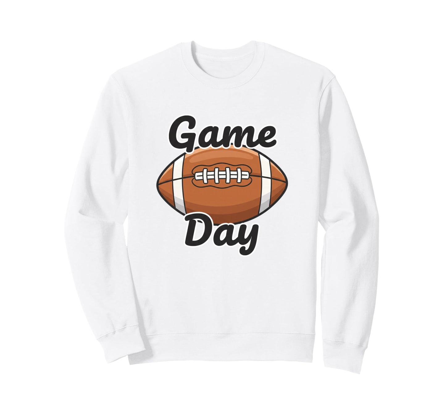 Game Day Football Tailgate Party Sweatshirt - Minimalist Print for Adults - T-Shirt, Sweatshirt, Hoodie