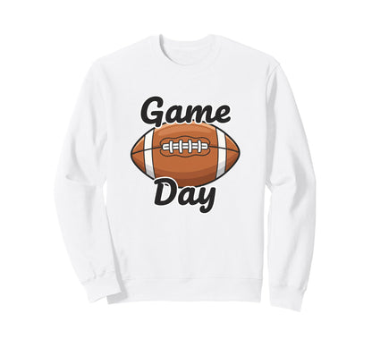 Game Day Football Tailgate Party Sweatshirt - Minimalist Print for Adults - T-Shirt, Sweatshirt, Hoodie