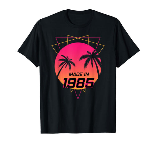 Vaporwave Aesthetic 1985 Birthday Gift T-Shirt - Aesthetic Graphic Unisex - T-Shirt, Sweatshirt, Hoodie