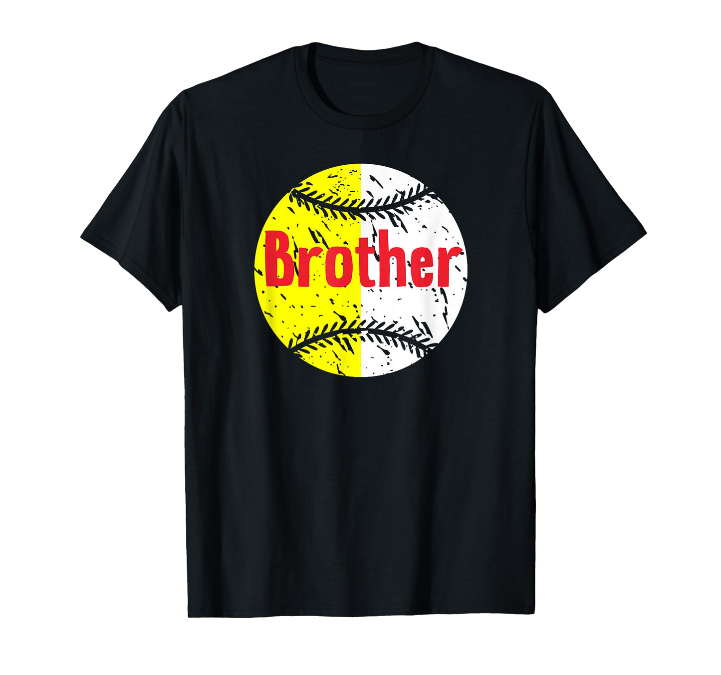 Baseball Softball Brother Softball T-Shirt - Custom Art Print Unisex - T-Shirt, Sweatshirt, Hoodie