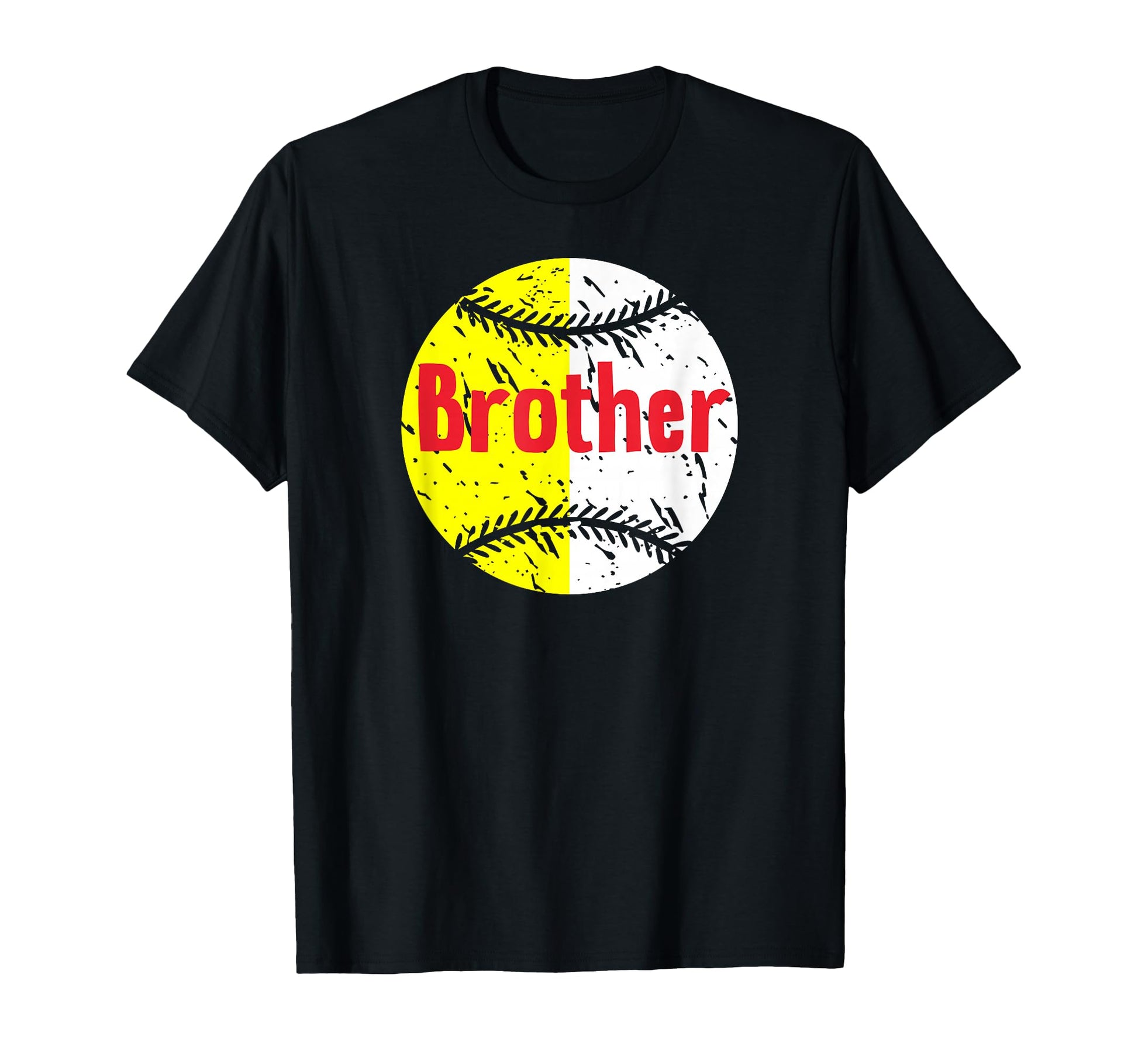 Baseball Softball Brother Softball T-Shirt - Custom Art Print Unisex - T-Shirt, Sweatshirt, Hoodie