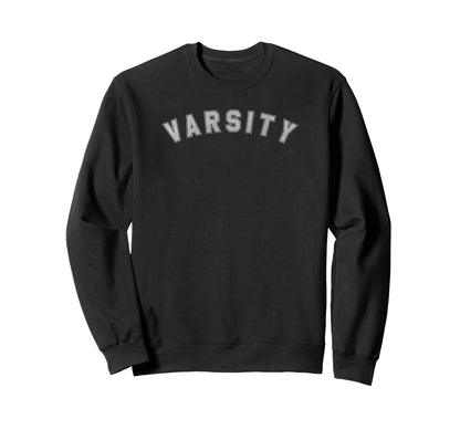 Trendy Varsity Arched Text Sweatshirt - Custom Art Print Men Women - T-Shirt, Sweatshirt, Hoodie