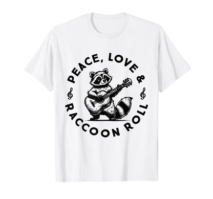 Raccoon Rock And Roll Music Raccoon T-Shirt - Streetwear Style Unisex - T-Shirt, Sweatshirt, Hoodie